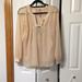 Anthropologie Tops | Anthropologie "Plenty By Tracy Reese" Blouse. | Color: Tan | Size: M