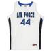 Air Force Falcons Team-Issued #44 White Blue and Black Jersey from the Basketball Program - Size XL