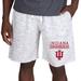 Men's Concepts Sport White/Charcoal Indiana Hoosiers Alley Fleece Shorts