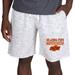 Men's Concepts Sport White/Charcoal Oklahoma State Cowboys Alley Fleece Shorts