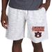 Men's Concepts Sport White/Charcoal Auburn Tigers Alley Fleece Shorts