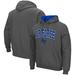 Men's Colosseum Charcoal Air Force Falcons Arch & Logo 3.0 Pullover Hoodie