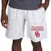 Men's Concepts Sport White/Charcoal Oklahoma Sooners Alley Fleece Shorts