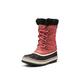 Sorel Winter Carnival Waterproof Women's Winter Boots, Red (Rose Dust x Black), 8 UK
