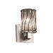 Justice Design Group Wire Glass 7 Inch Wall Sconce - WGL-8921-10-GRCB-CROM