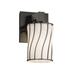 Justice Design Group Wire Glass 7 Inch Wall Sconce - WGL-8921-10-GRCB-CROM