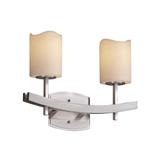 Justice Design Group Candlearia 15 Inch 2 Light Bath Vanity Light - CNDL-8592-14-CREM-CROM