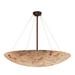 Justice Design Group Alabaster Rocks 63 Inch Large Pendant - ALR-9669-35-MBLK-F4