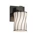 Justice Design Group Wire Glass 7 Inch Wall Sconce - WGL-8921-10-SWCB-CROM