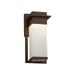 Justice Design Group Fusion 12 Inch LED Wall Sconce - FSN-7541W-WEVE-NCKL