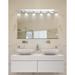 Justice Design Group Clouds 56 Inch 6 Light Bath Vanity Light - CLD-8706-20-NCKL