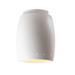 Justice Design Group Radiance 6 Inch 1 Light Outdoor Flush Mount - CER-6135W-TERA