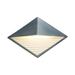 Justice Design Group Ambiance Collection 8 Inch Tall 1 Light LED Outdoor Wall Light - CER-5600W-CKS