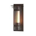 Hubbardton Forge Banded 16 Inch Tall Outdoor Wall Light - 305997-1004