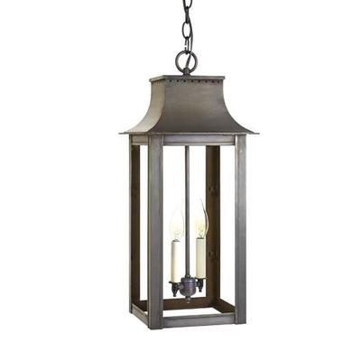 Northeast Lantern Coplin 23 Inch Tall 2 Light Outdoor Hanging Lantern - 11232-DAB-LT2-SMG