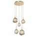 Hammerton Studio Gem 22 Inch 5 Light LED Multi Light Pendant - CHB0039-05-RB-C-C01-L1