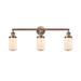 Innovations Lighting Bruno Marashlian Dover 31 Inch 3 Light Bath Vanity Light - 205-BK-G311