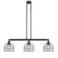 Innovations Lighting Bruno Marashlian Large Bell Cage 41 Inch 3 Light Linear Suspension Light - 213-BAB-G74-CE