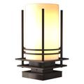 Hubbardton Forge Banded 12 Inch Tall Outdoor Pier Lamp - 335796-1021