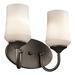 Kichler Lighting Aubrey 13 Inch 2 Light Bath Vanity Light - 45569NIL18