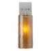 Hammerton Studio Textured Glass 17 Inch Wall Sconce - IDB0044-18-FB-IW-E2