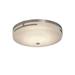 Justice Design Group Fusion 14 Inch 1 Light LED Flush Mount - FSN-8995-OPAL-DBRZ