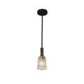 Justice Design Group Veneto Luce 4 Inch Mini Pendant - GLA-8445-16-GLDC-NCKL-LED1-700