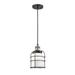 Innovations Lighting Bruno Marashlian Bell Cage 6 Inch Mini Pendant - 201C-BK-G53-CE-LED