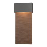 Hubbardton Forge Stratum 21 Inch Tall LED Outdoor Wall Light - 302632-1009