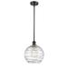 Innovations Lighting Bruno Marashlian Large Deco Swirl 10 Inch Mini Pendant - 516-1S-OB-G1213-10-LED