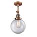 Innovations Lighting Bruno Marashlian Large Beacon 8 Inch 1 Light Semi Flush Mount - 201F-SG-G201-8-LED