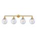 Innovations Lighting Bruno Marashlian Large Beacon 44 Inch 4 Light Bath Vanity Light - 215-BK-G202-8-LED