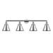 Innovations Lighting Bruno Marashlian Appalachian 43 Inch 4 Light Bath Vanity Light - 215-OB-M13-OB-LED