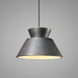 Justice Design Group Radiance 11 Inch Pendant - CER-6420-WHT-ABRS-WTCD-120E-LED-10W