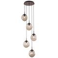 Hammerton Studio Levi Wilson Nebula 24 Inch 5 Light Multi Light Pendant - CHB0066-05-MB-FC-C01-L1