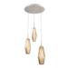 Hammerton Studio Aalto 17 Inch 3 Light LED Multi Light Pendant - CHB0049-03-SN-RB-C01-L1