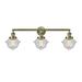 Innovations Lighting Bruno Marashlian Small Oxford 34 Inch 3 Light Bath Vanity Light - 205-AC-G532-LED