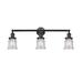 Innovations Lighting Bruno Marashlian Small Canton 30 Inch 3 Light Bath Vanity Light - 205-BK-G184S