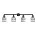 Innovations Lighting Bruno Marashlian Small Bell Cage 42 Inch 4 Light Bath Vanity Light - 215-BAB-G54-CE-LED