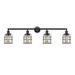 Innovations Lighting Bruno Marashlian Small Bell Cage 43 Inch 4 Light Bath Vanity Light - 215-BAB-G58-CE-LED