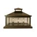 Arroyo Craftsman Canterbury 12 Inch Tall 4 Light Outdoor Pier Lamp - CAC-16TN-RB