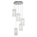 Hammerton Studio Textured Glass 19 Inch 5 Light Multi Light Pendant - CHB0044-05-GM-FR-C01-E2