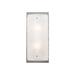 Hammerton Studio Textured Glass 13 Inch Wall Sconce - CSB0044-13-MB-IW-E2