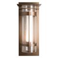 Hubbardton Forge Banded 25 Inch Tall Outdoor Wall Light - 305999-1004