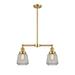 Innovations Lighting Bruno Marashlian Chatham 21 Inch 2 Light Linear Suspension Light - 209-SG-G142-LED