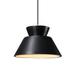 Justice Design Group Radiance 11 Inch Pendant - CER-6420-ANTS-NCKL-WTCD-120E-LED-10W