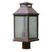 Arroyo Craftsman Canterbury 21 Inch Tall 3 Light Outdoor Post Lamp - CAP-9M-AB