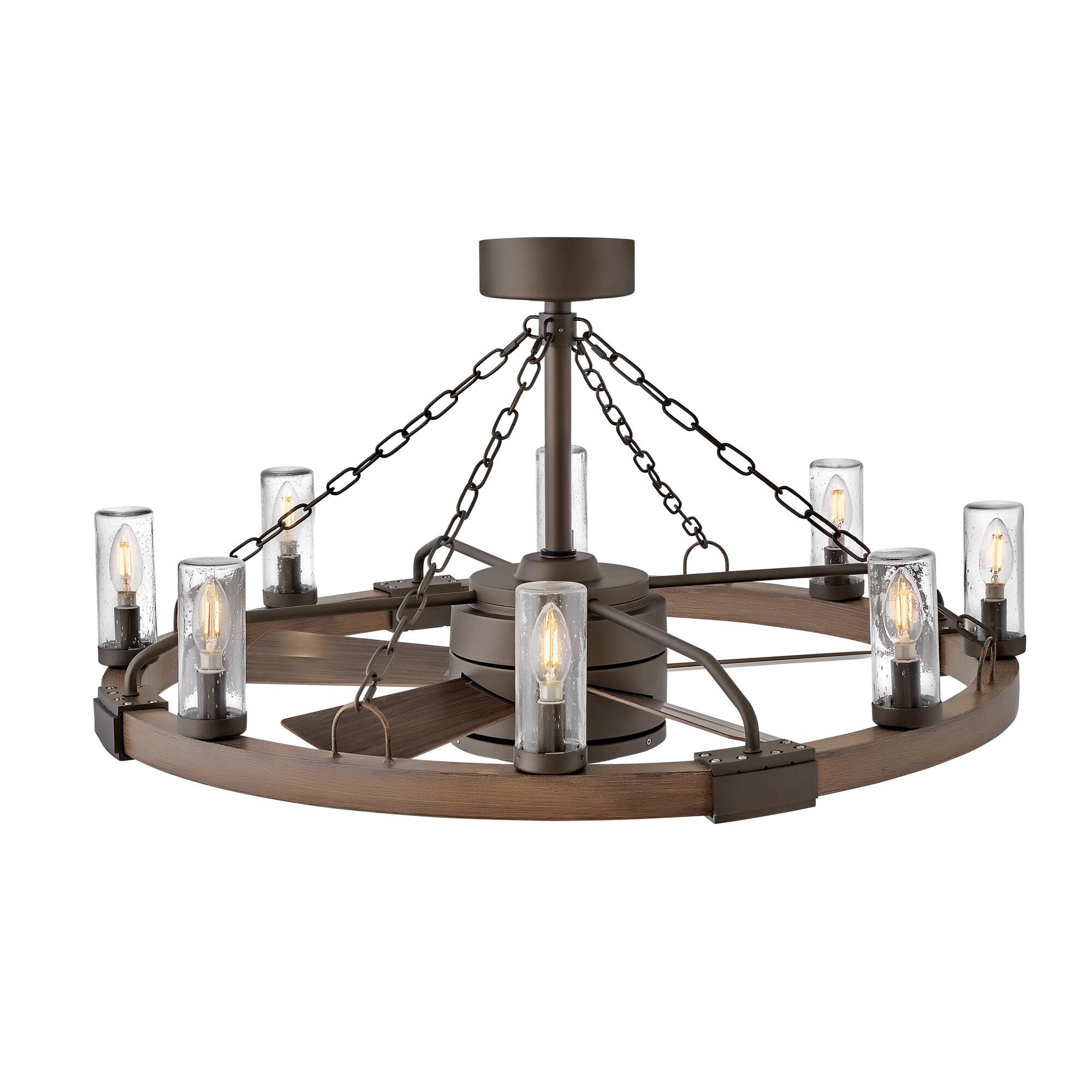 Hinkley Lighting Sawyer 36 Inch Ceiling Fan with Light Kit - 902928FMM-LWD