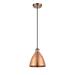 Innovations Lighting Bruno Marashlian Ballston Dome 7 Inch Mini Pendant - 516-1P-SN-GBD-751-LED