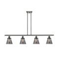 Innovations Lighting Bruno Marashlian Small Cone 48 Inch 4 Light Linear Suspension Light - 916-4I-PN-G63-LED